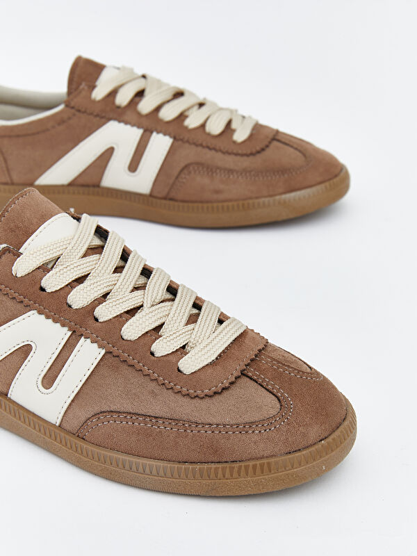 Lcw Steps Bej Lcw Steps Süet Görünümlü Kadın Spor Ayakkabı