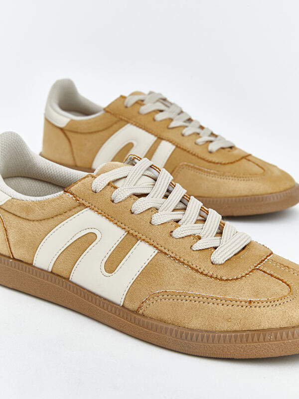 Lcw Steps Bej Lcw Steps Süet Görünümlü Kadın Spor Ayakkabı