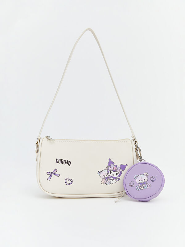 LCW ACCESSORIES Kuromi Baskılı Kız  Çocuk Omuz Çantası