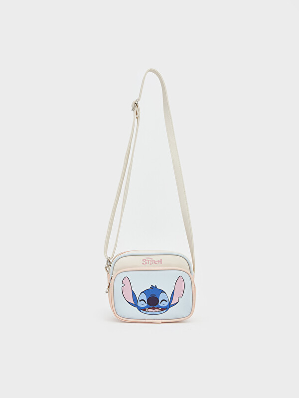 LCW ACCESSORIES Stitch Baskılı Kız  Çocuk Omuz Çantası