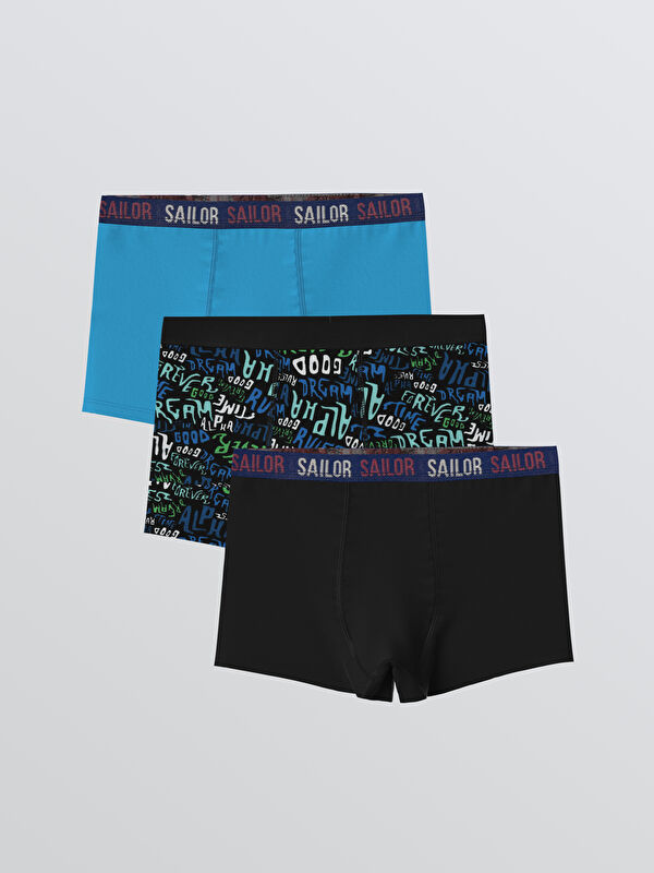 LC WAIKIKI 3'lü Pamuklu Erkek Çocuk Boxer