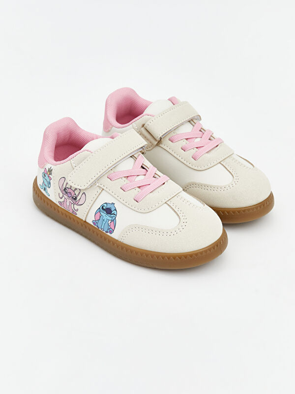 LCW STEPS Lilo and Stitch Printed Baby Girls' Sneakers