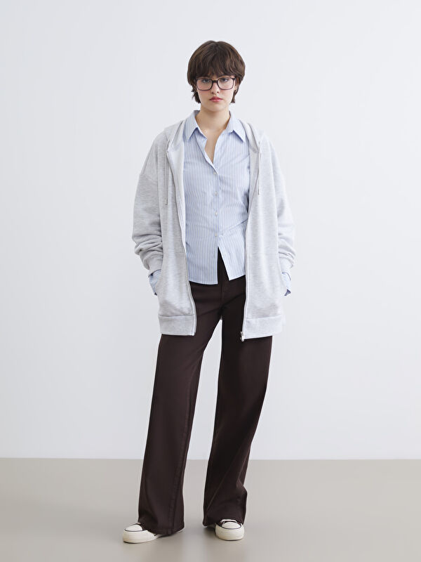 XSIDE Women's Wide Leg Jean Trousers