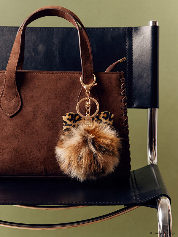LCW JOY Leopard Patterned Bag Charm