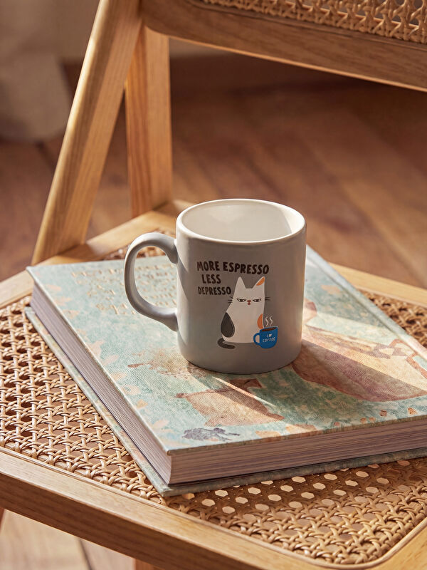 LCW HOME Cat Print Ceramic Mug 320 ml
