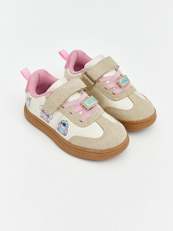 LCW STEPS Lilo ve Stitch Figürlü Kız Bebek Spor Ayakkabı
