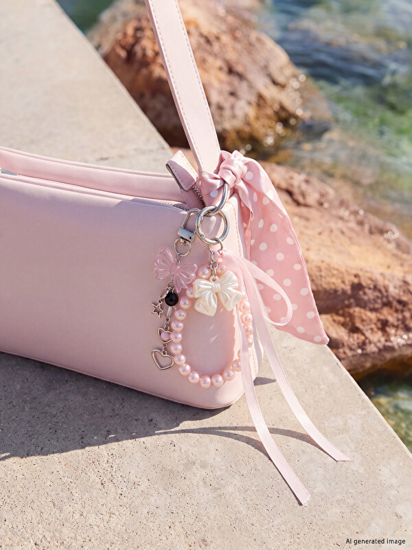LCW JOY Bow Detail Bag Charm