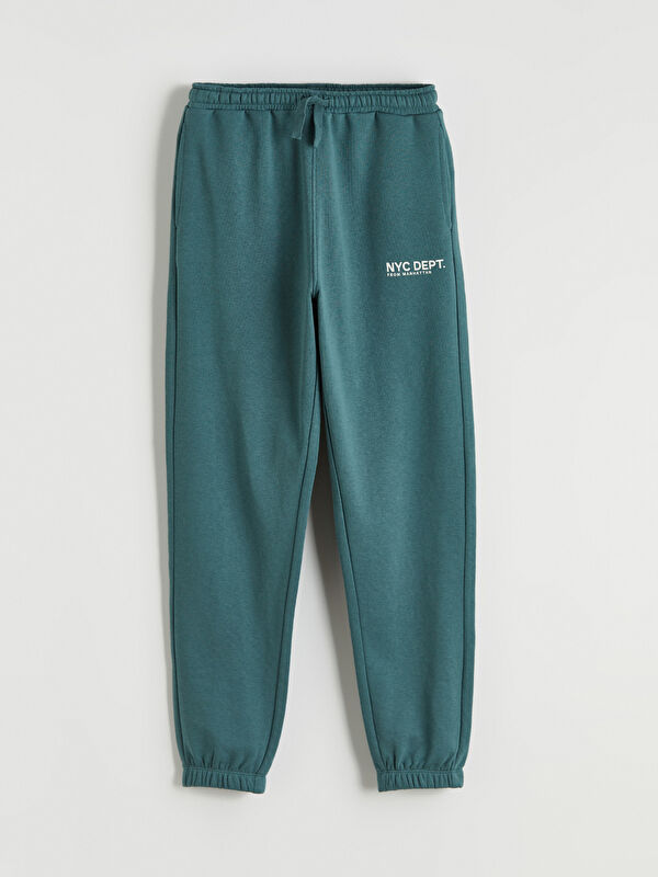 LCW Kids NYC Printed Boys Thick Jogger Sweatpants