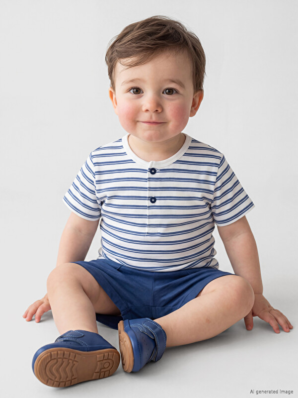 LCW baby Ensemble Rayé pour Bébé Garçon