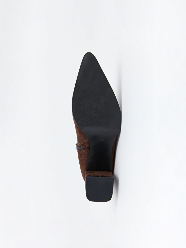 Lcw Steps Kahverengi Lcw Steps Sivri Burun Kadın Topuklu Bot