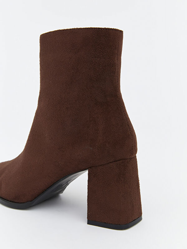 Lcw Steps Kahverengi Lcw Steps Sivri Burun Kadın Topuklu Bot