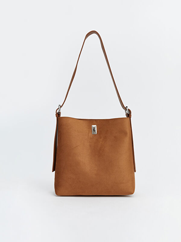 LCW ACCESSORIES Faux Suede Women's Shoulder Bag