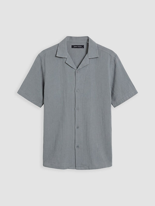 LCW Vision Regular Fit Müslin Erkek Gömlek
