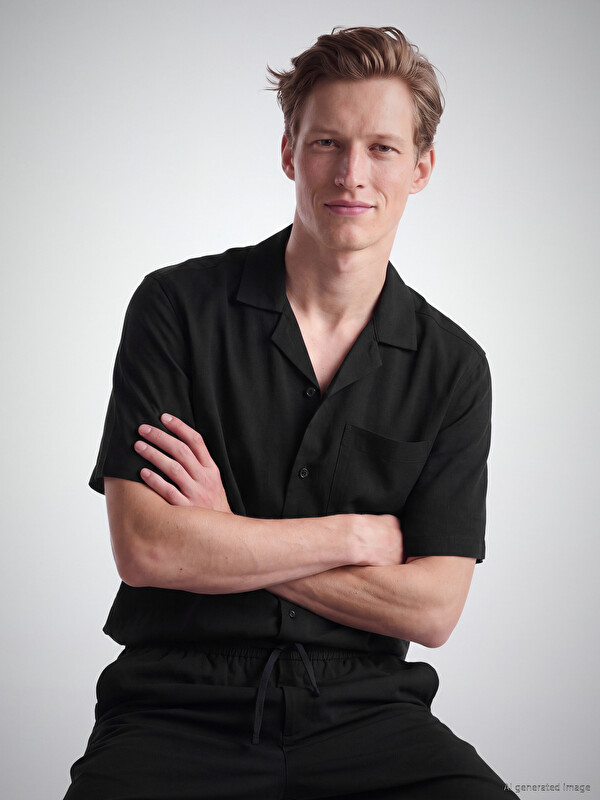 LCW Vision Man Black Shirt