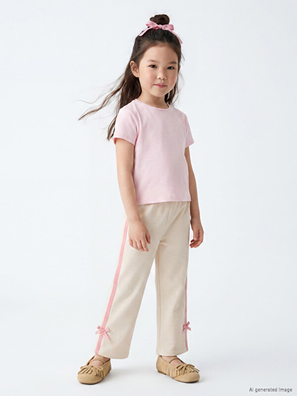 LCW Kids Tuta sportive për vajza me brez elastik në bel