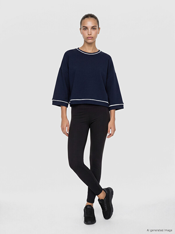 KOOR SPORT Soft Touch Kadın Spor Sweatshirt