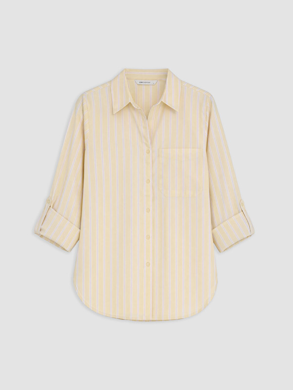 LCWAIKIKI Classic Woman Yellow Shirt