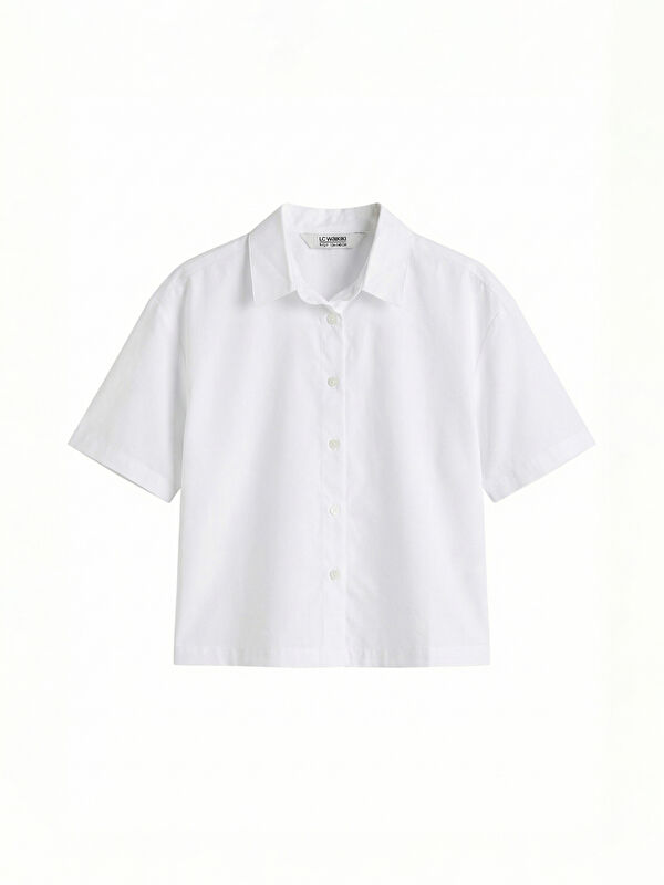 LCW Kids Kız Çocuk Poplin Gömlek