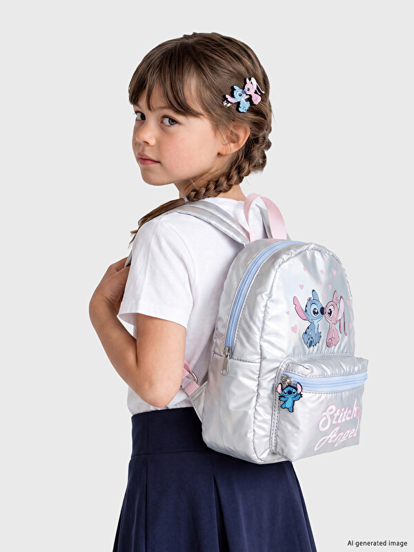 LCW ACCESSORIES Рюкзак для девочек с принтом «Лило и Стич»