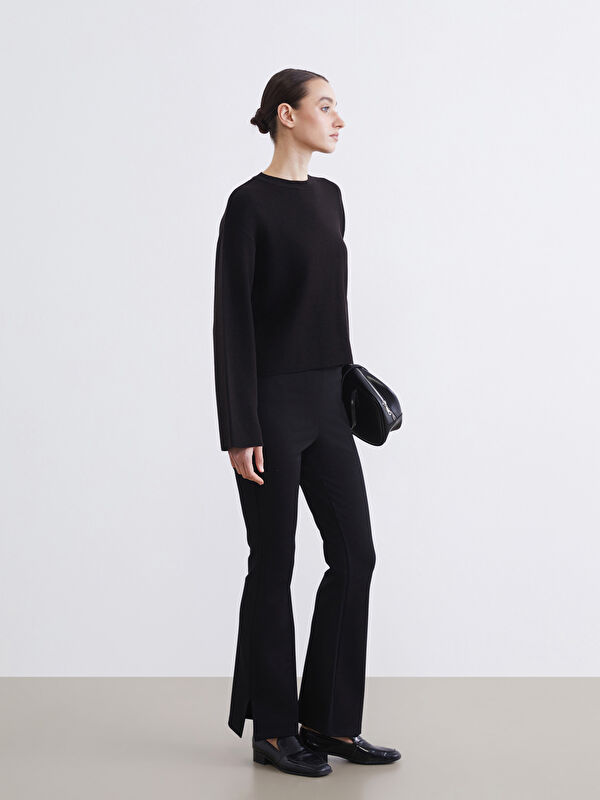 LCW Modest Slim Fit İspanyol Paça Kadın Pantolon