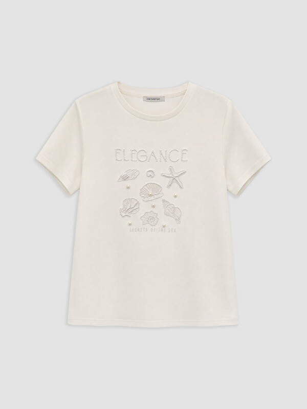 LCWAIKIKI Classic Woman White T-Shirt