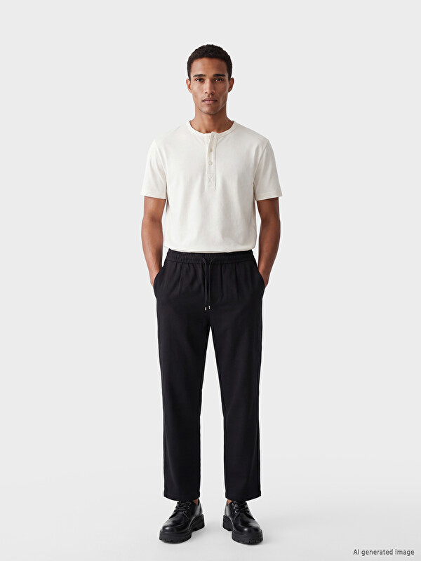 LCW Vision Relax Fit Pleated Men's Trousers