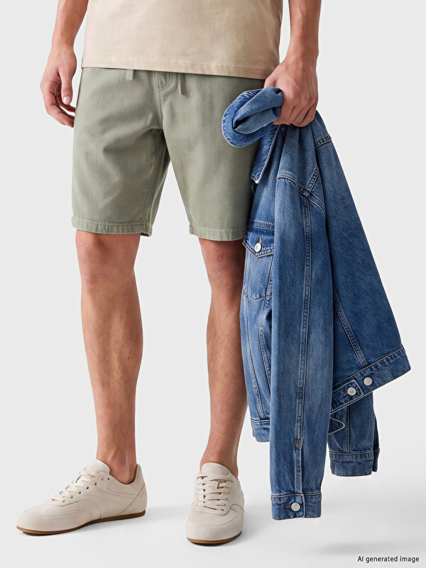 LCW Jeans Loose Fit Erkek Jean Şort