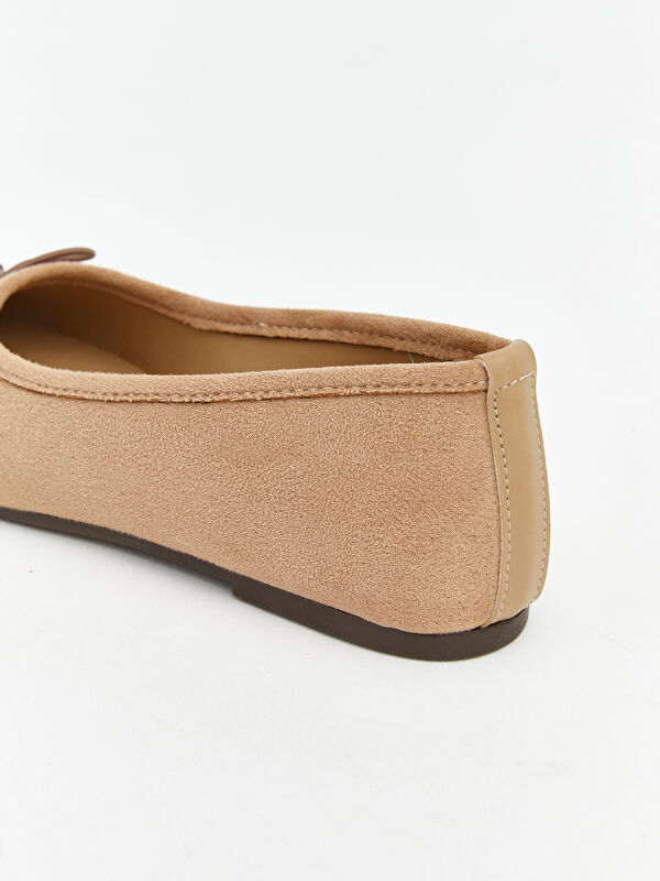 Lcw Steps Kahverengi Lcw Steps Süet Görünümlü Kadın Babet