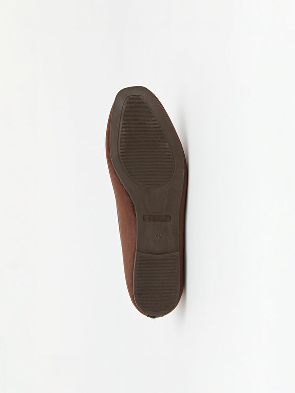 Lcw Steps Kahverengi Lcw Steps Süet Görünümlü Kadın Babet