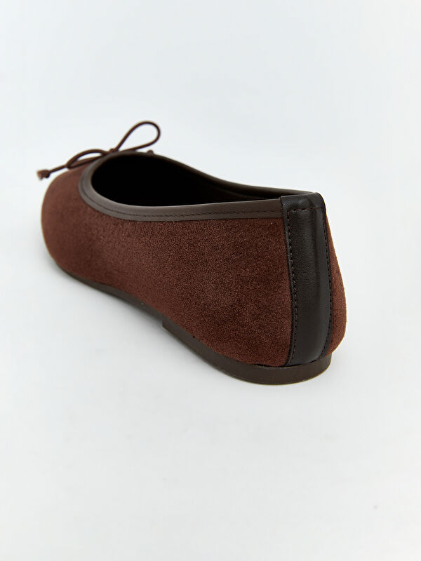 Lcw Steps Kahverengi Lcw Steps Deri Görünümlü Kadın Babet