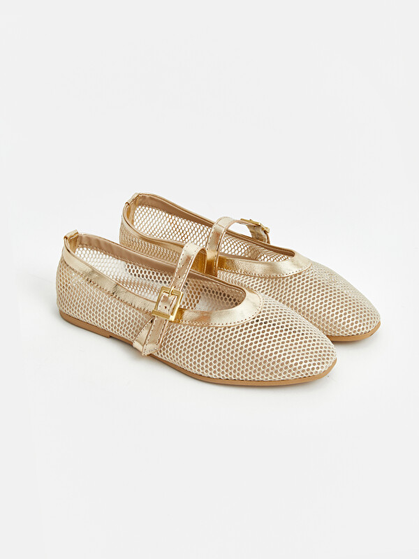 LCW STEPS Mesh Detailed Women's Ballet Flats