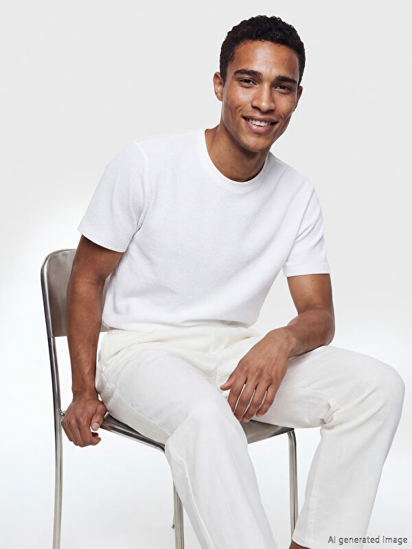 LCW Vision Slim Fit Crew Neck Men's T-Shirt