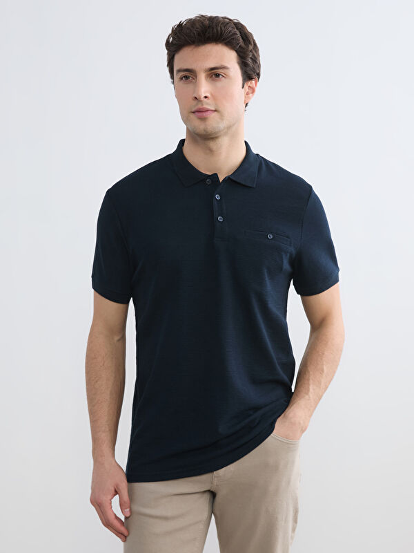LCWAIKIKI Classic Polo Collar Jersey T-Shirt for Men