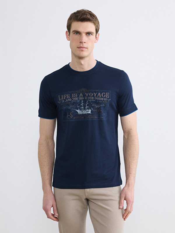 LCWAIKIKI Classic Crew Neck Printed Men's T-Shirt