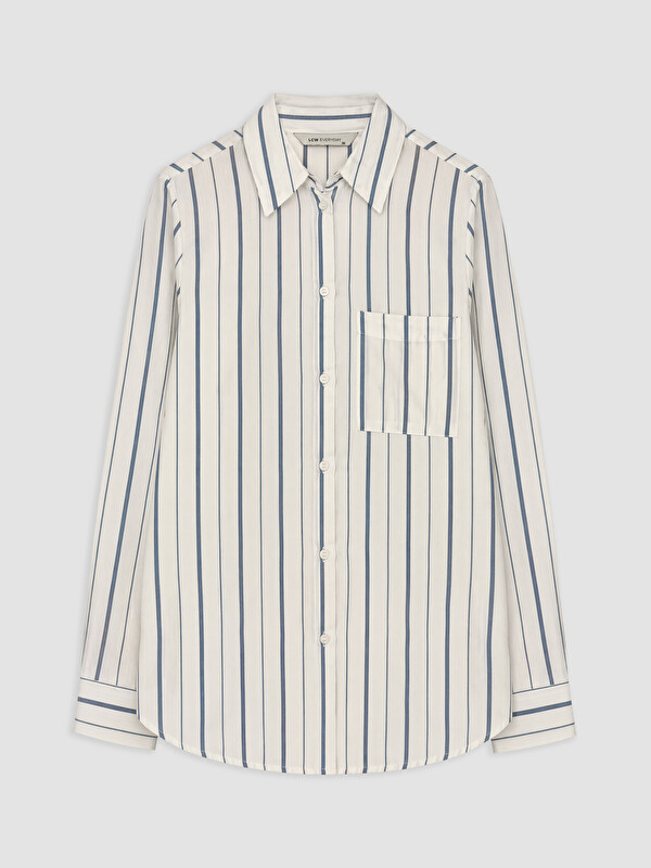 LCW EVERYDAY Woman Blue Shirt