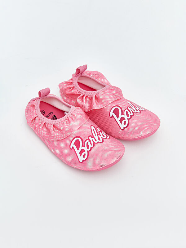 LCW STEPS Barbie Printed Girls' Aqua Shoes