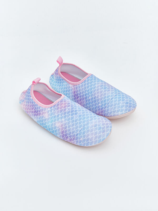 LCW STEPS Sequin Patterned Girls' Sea Shoe