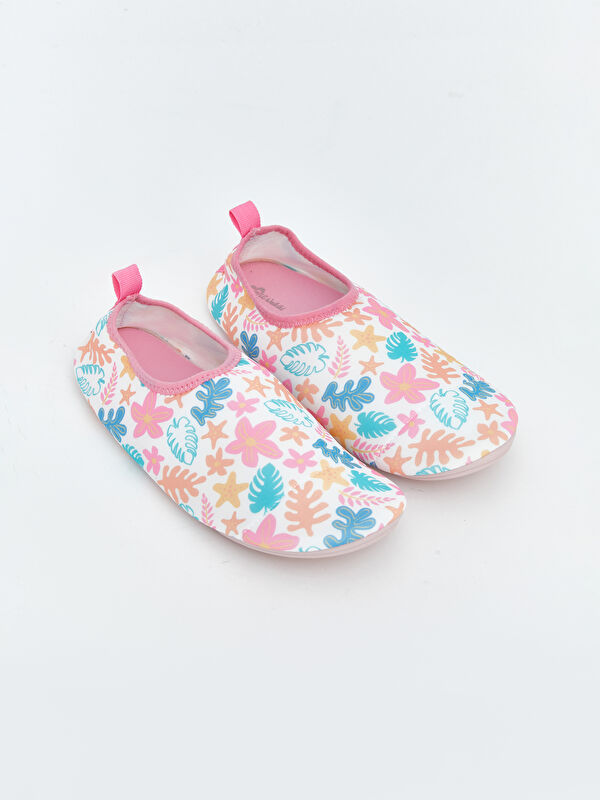 LCW STEPS Patterned Girls' Aqua Shoes