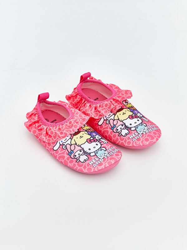 LCW STEPS Hello Kitty Baskılı Kız Çocuk Deniz Ayakkabısı