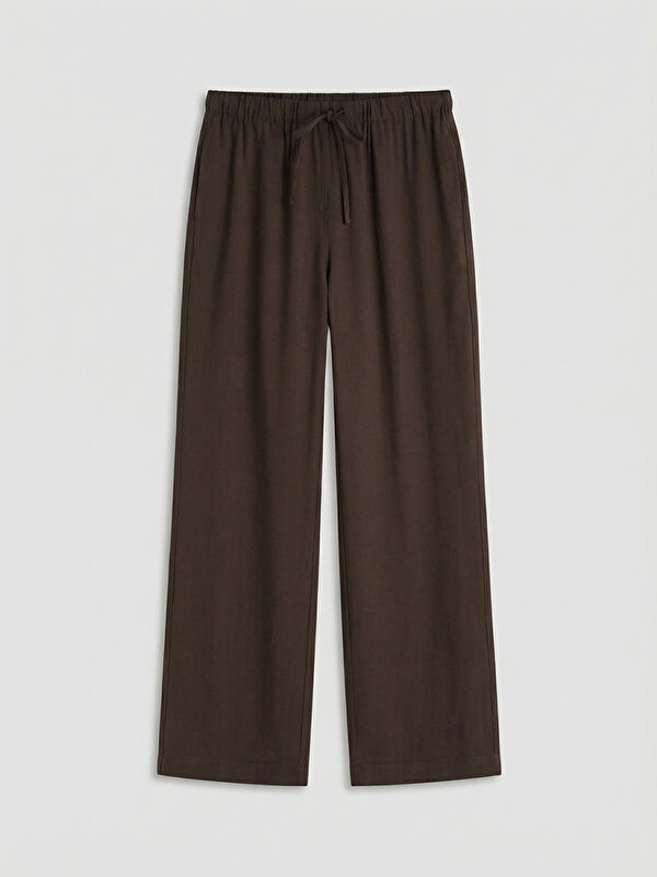XSIDE Elastic Waist Wide Leg Women's Trousers