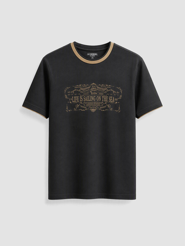 LCWAIKIKI Classic Crew Neck Jersey Men's T-Shirt