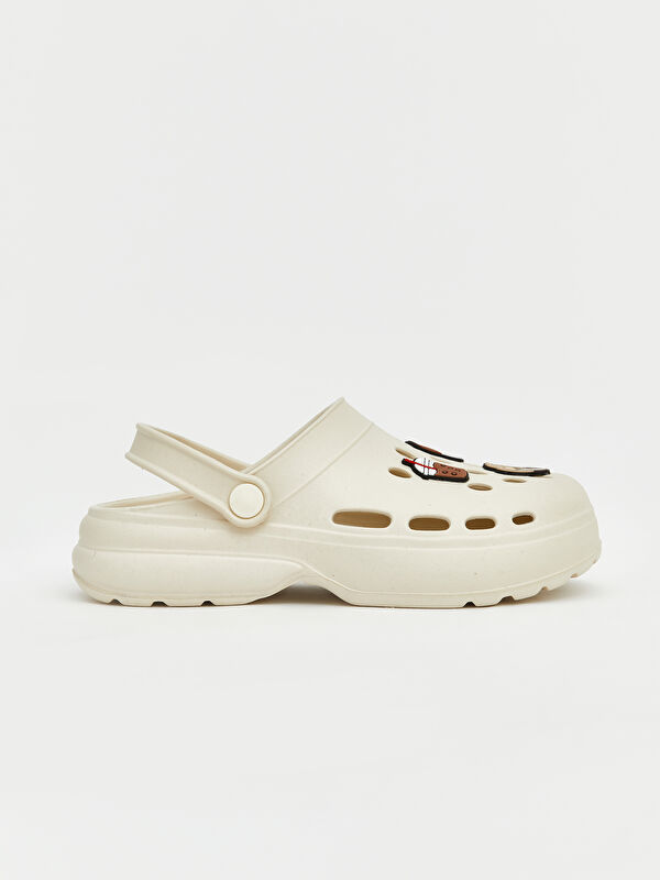 Lcw Steps Bej Lcw Steps Ayicik Figürlü Kız Çocuk Plaj Sandaleti