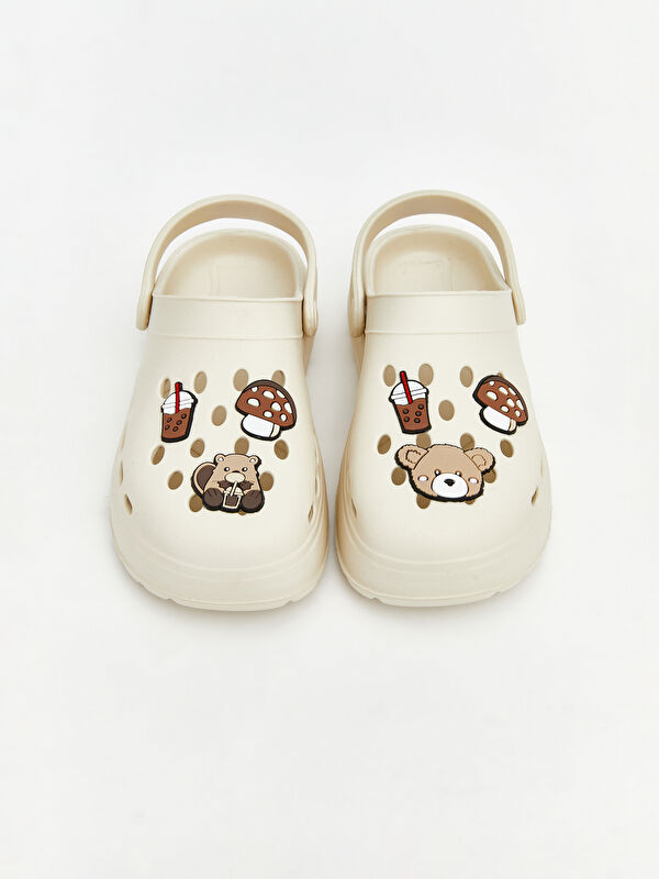 Lcw Steps Bej Lcw Steps Ayicik Figürlü Kız Çocuk Plaj Sandaleti