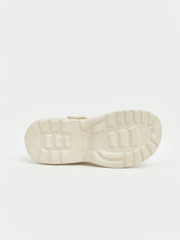 Lcw Steps Bej Lcw Steps Ayicik Figürlü Kız Çocuk Plaj Sandaleti