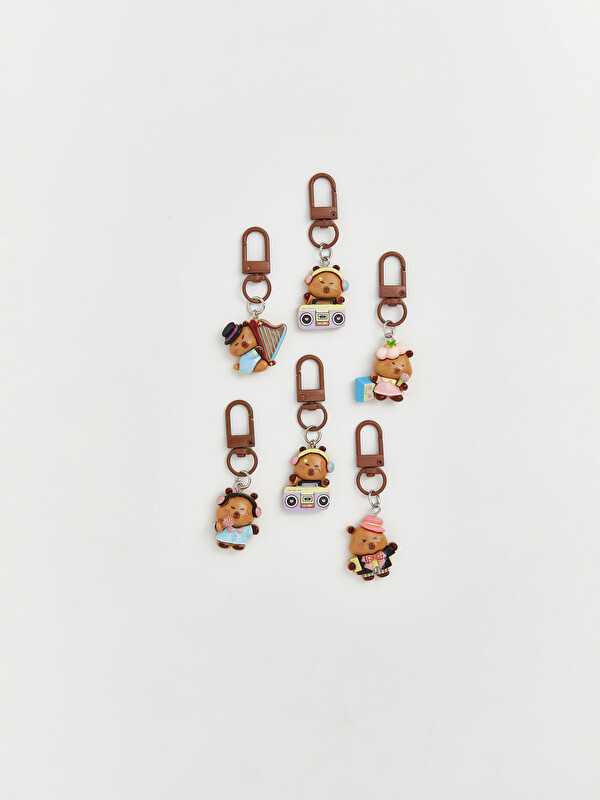 LCW JOY Animal Figure Shoe Charm 6-pack
