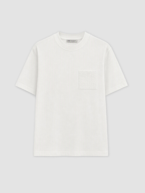 LCW Modest Woman White T-Shirt