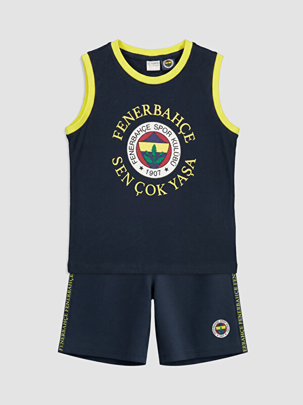 LCW Kids Fenerbahçe Erkek Çocuk Şortlu Takım