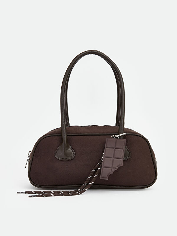 LCW ACCESSORIES Süet Görünümlü Kadın Omuz Çantası