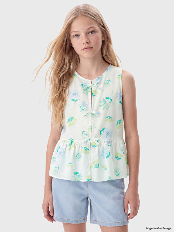 LCW Kids Девојче Бела Кошула