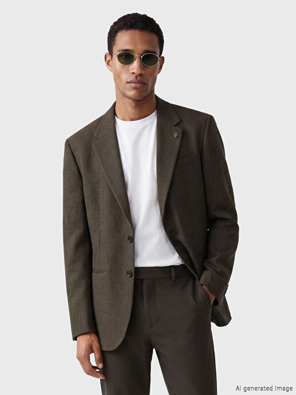 LCW Vision Standart Kalıp Erkek Blazer Ceket